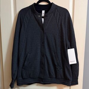LULULEMON | NWT Scuba Oversized Varsity Jacket *Plush size M/L